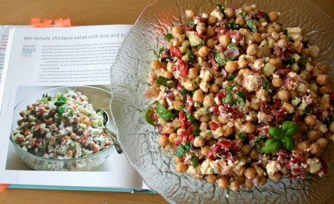 Ten-Minute Chickpea Salad on Shockingly Delicious