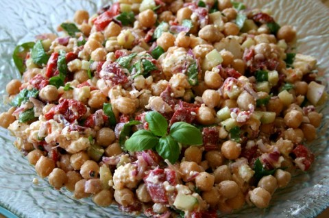 Ten-Minute Chickpea Salad on Shockingly Delicious