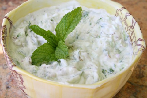 Persian Cucumber Yogurt on Shockingly Delicious