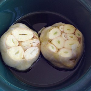 Caramelized Garlic in the Crock-Pot on Shockingly Delicious