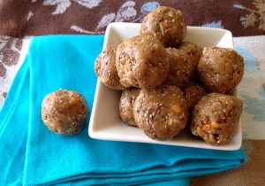 No-Bake Peanut Butter Chia Seed Protein Bites on Shockingly Delicious