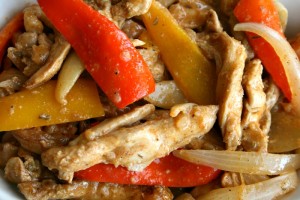 Slow Cooker Mexican Chicken Fajitas on ShockinglyDelicious