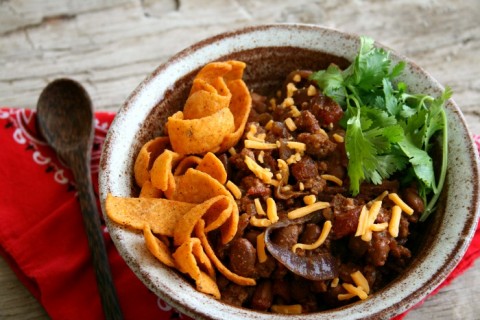 Healthier Santa Fe Frito Pie on Shockingly Delicious