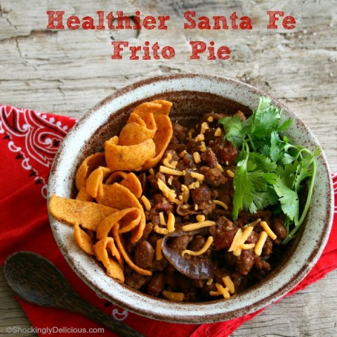 Healthier Santa Fe Frito Pie on Shockingly Delicious