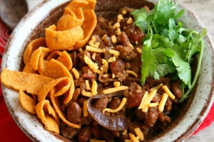 Healthier Santa Fe Frito Pie on Shockingly Delicious