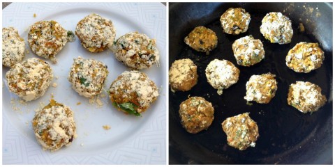 Vegetarian Chickpea Carrot Cilantro Curry Patty on Shockingly Delicious