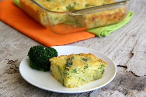 Broccoli Cornbread on Shockingly Delicious