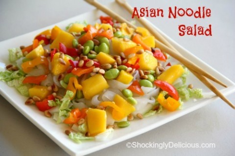 Do-It-Yourself Asian Noodle Salad on Shockingly Delicious