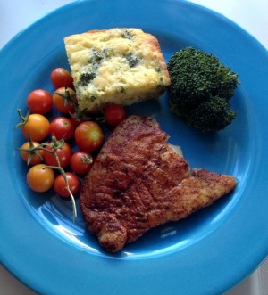 Broccoli Cornbread on Shockingly Delicious