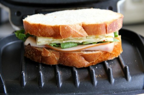 Sweet Hot Grilled Cheese Turkey Sandwich on Shockingly Delicious