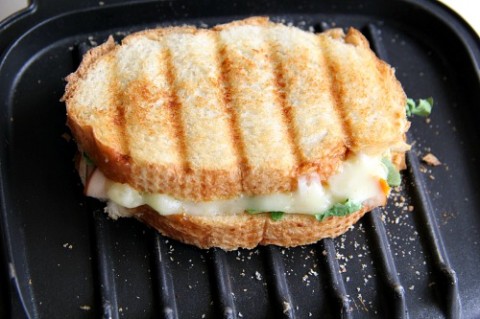 Sweet Hot Grilled Cheese Turkey Sandwich on Shockingly Delicious