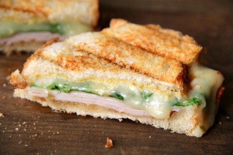 Sweet Hot Grilled Cheese Turkey Sandwich on Shockingly Delicious