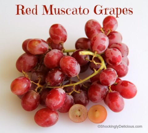 Red Muscato Grapes on Shockingly Delicious