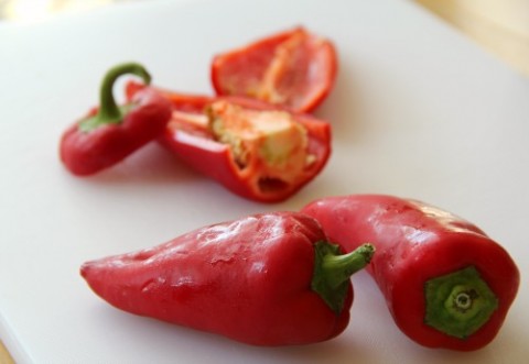 Sweet Red Kapia Peppers on Shockingly Delicious