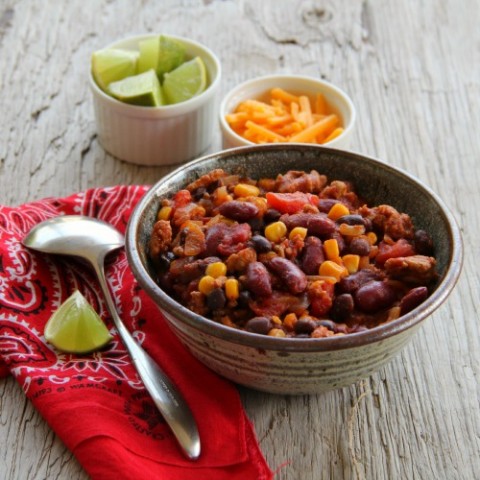 Heart-y Turkey Chili on Shockingly Delicious