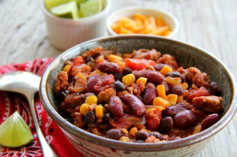 Heart-y Turkey Chili on Shockingly Delicious. Good AND good for you!