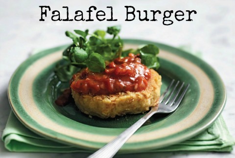 Falafel Burgers on Shockingly Delicious