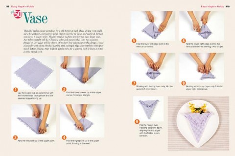 Top 100 Step by Step Napkin Folds