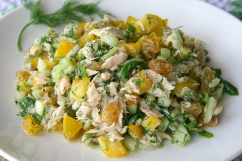 Healthy Tuna Salad | www.ShockinglyDelicious.com