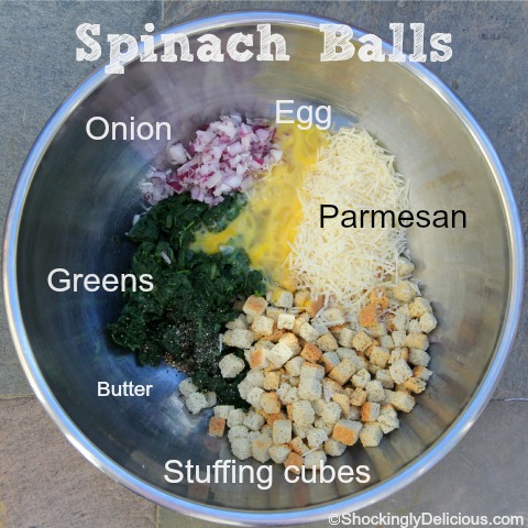 Spinach Balls | www.ShockinglyDelicious.com