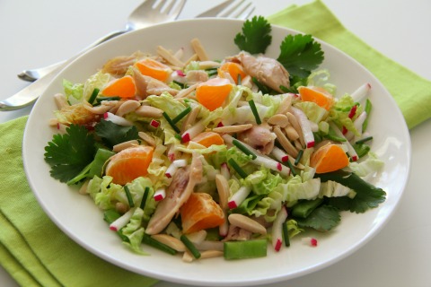 Chinese Chicken Radish Salad | www.ShockinglyDelicious.com