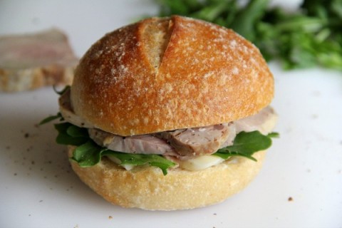 Portobello Pork Panini | www.ShockinglyDelicious.com