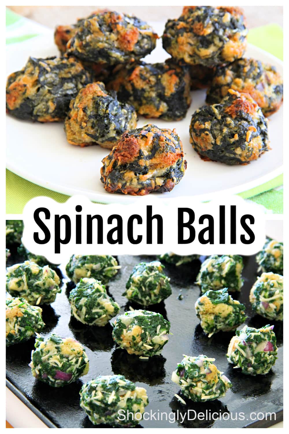 Spinach Balls Pinterest Pin 