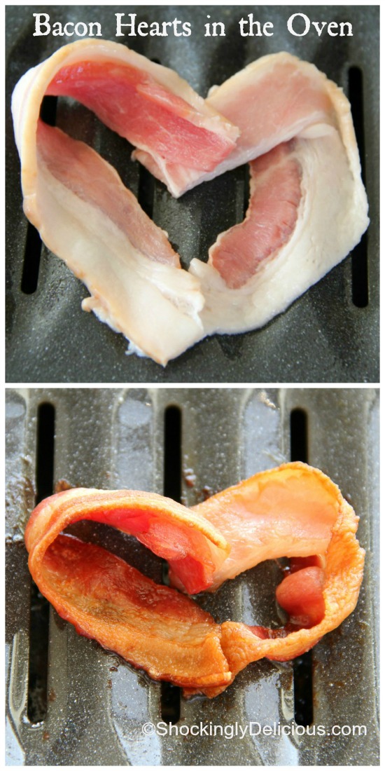 How to Make Heart-Shaped Bacon - The BakerMama