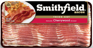 Smithfield thick cut cherrywood smoked bacon