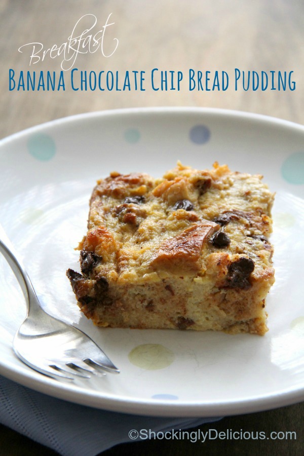 Chocolate chip discount bread pudding