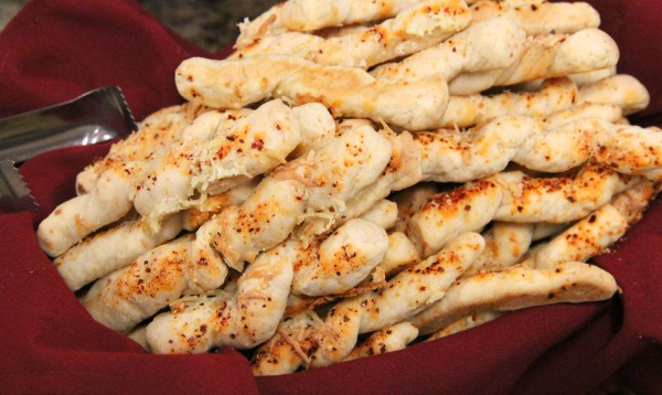 Cheddar-Chile-Lime Breadsticks on Shockingly Delicious
