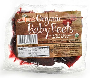 Organic Baby Beets from Melissa's Produce on Shockingly Delicious