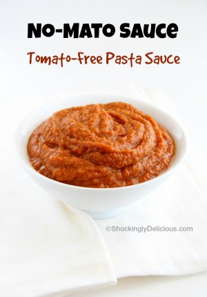 No-Mato Sauce (Tomato-Free Pasta Sauce) | ShockinglyDelicious.com