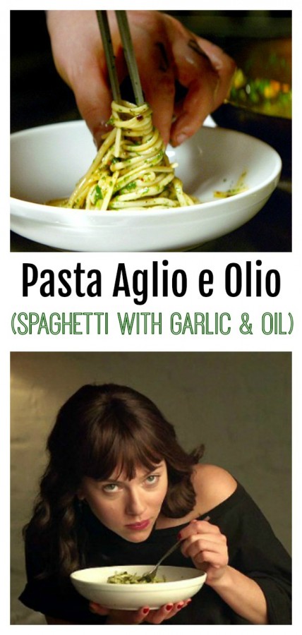 Pasta Aglio e Olio from the movie Chef on ShockinglyDelicious.com