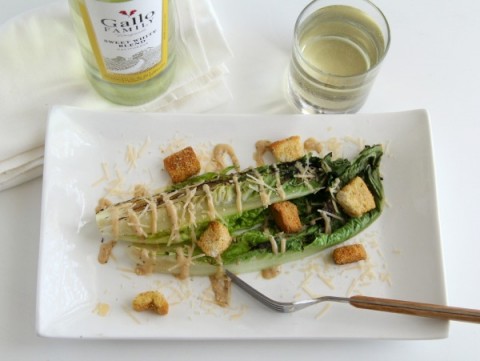 Grilled Caesar Salad | ShockinglyDelicious.com