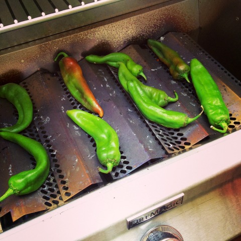 How to Grill Hatch Chiles on the Outdoor Grill | ShockinglyDelicious.com