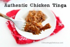 Authentic Chicken Tinga | ShockinglyDelicious.com