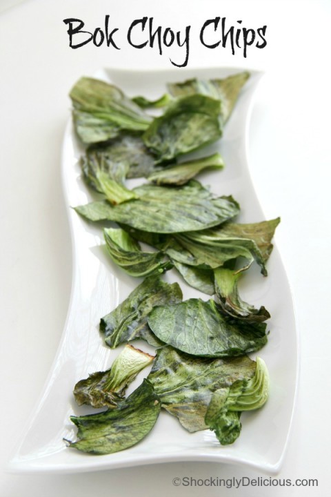 Bok Choy Chips | ShockinglyDelicious.com