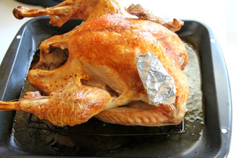 Easiest 1-Hour Turkey | Quick Roast Thanksgiving Turkey | ShockinglyDelicious.com