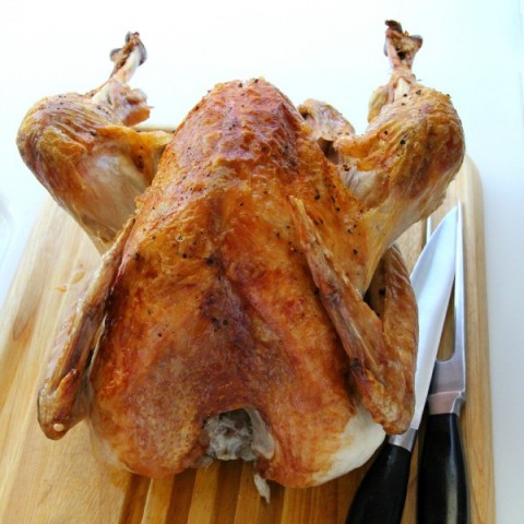 Easiest 1-Hour Turkey | Quick Roast Thanksgiving Turkey | ShockinglyDelicious.com