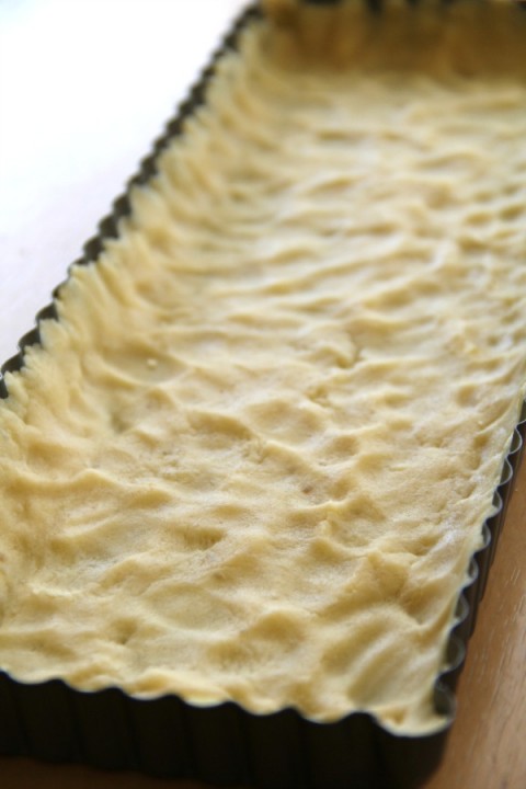 Persimmon Tart crust on ShockinglyDelicious.com