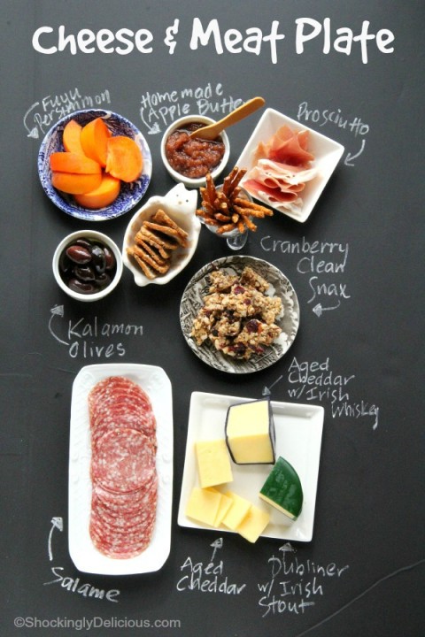 How to put together a Cheese and Meat platter on ShockinglyDelicious.com 