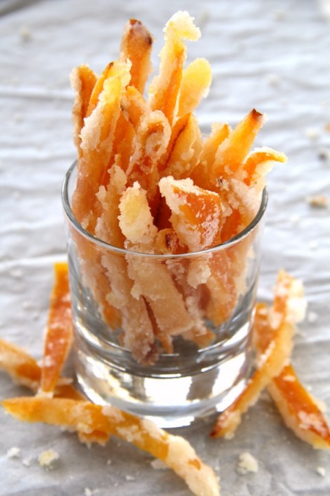 Candied Orange Peel | How to Candy Orange Peel | ShockinglyDelicious.com