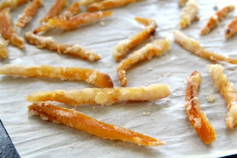 Candied Orange Peel | How to Candy Orange Peel | ShockinglyDelicious.com