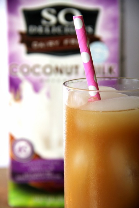 Vanilla Iced Coffee | no-dairy no-soy recipe | ShockinglyDelicious.com