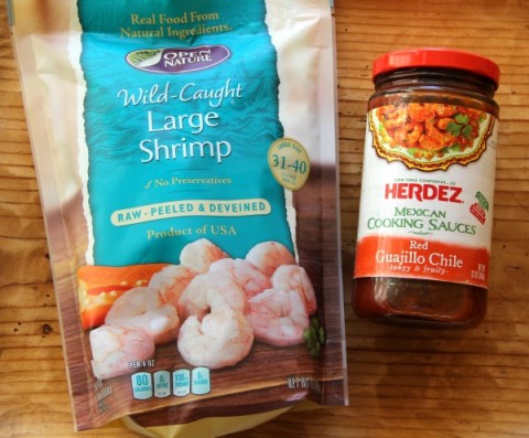 Ingredients for Red Chile Skilet Shrimp on ShockinglyDelicious.com