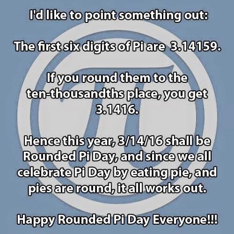 Pi Day 2016 on Shockingly Delicious.com