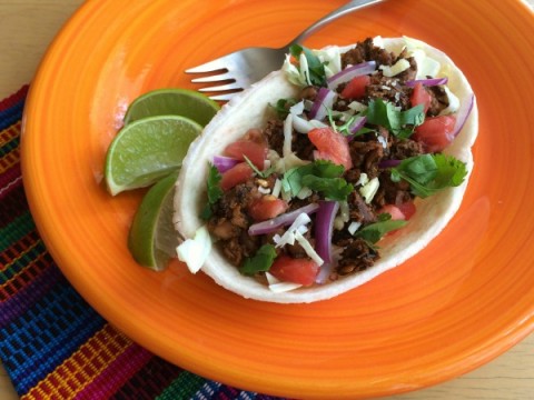 Easy Weeknight Taco Bowls | Fast Taco Bowl Recipe with 4 ingredients | ShockinglyDelicious.com