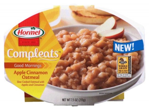 Hormel Apple Cinnamon Oatmeal Good Mornings Compleats