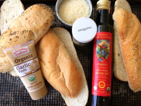 Ingredients for Epic Garlic Bread on ShockinglyDelicious.com